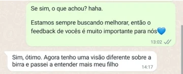 Depoimento de professora sobre o método